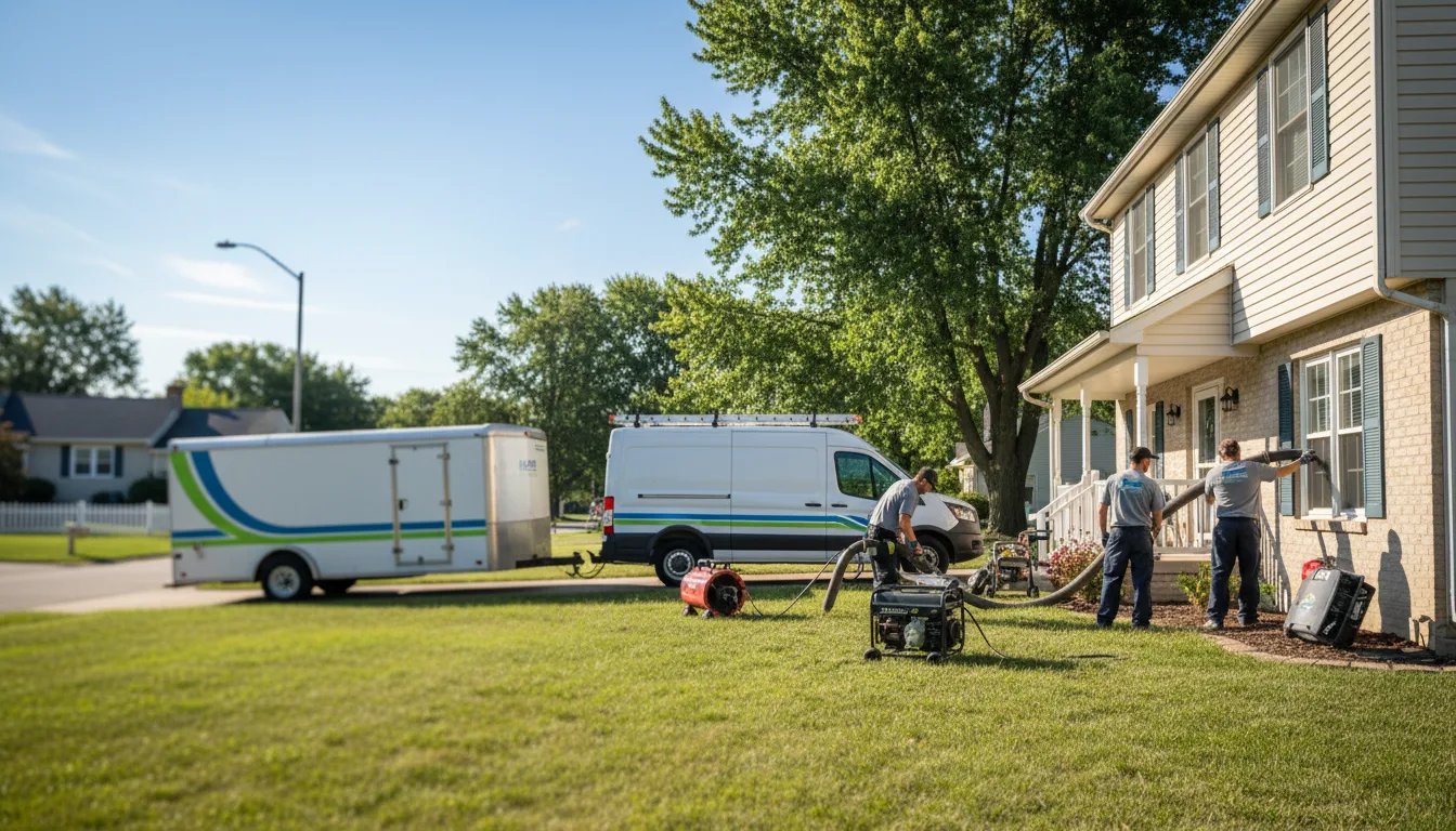 Flooded Basement Restoration And Cleanup With Repair in Madison, KS near me
